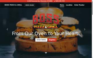 Boss Pizza & Grill website