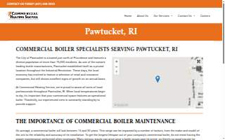Commercial Heating Service, Inc. website