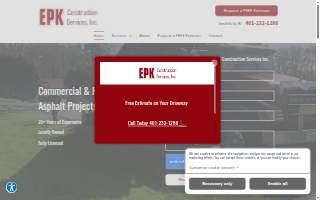 EPK Construction Services, Inc. website