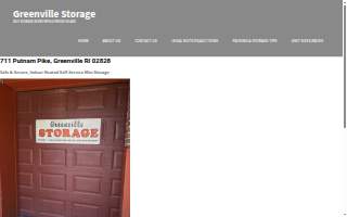 Greenville Storage website