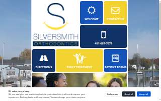 Silversmith Orthodontics of South Kingstown website