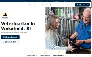 South County Veterinary Hospital website