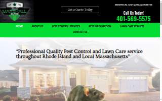 Marshall Pest & Lawn Solutions website