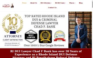 The RI DUI Guy - Chad F Bank of West Warwick website