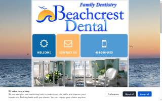 Beachcrest Dental website