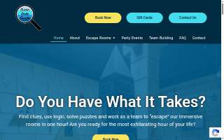 Ocean State Escape Rooms website