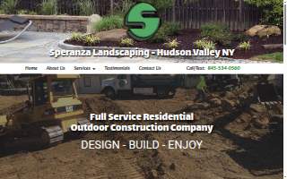 Speranza Landscaping website