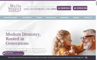 Wells Street Dental website