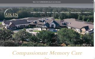 Aiken Memory Care website