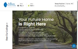 Aiken Premier Realty website
