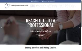 Community Care & Counseling website