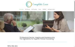 Complete Care Counseling website