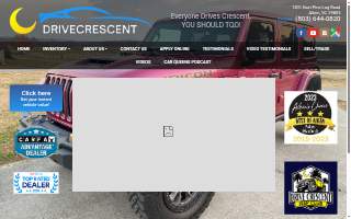 Crescent Automotive website