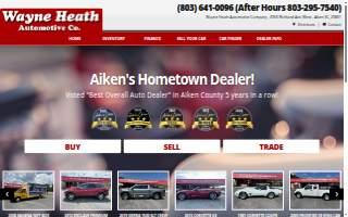 Wayne Heath Automotive Company website
