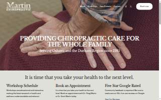 Doc Martin Chiropractic website