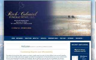 Rich-Colonial Funeral Home website