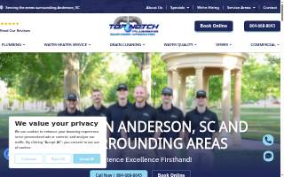 Top Notch Plumbing, LLC website
