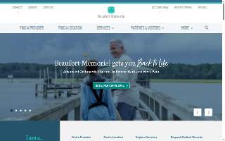 Beaufort Memorial Hospital website