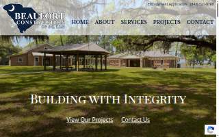 Construction company website