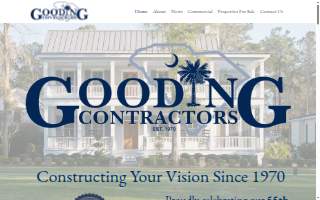 Gooding Contractors website