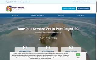 Port Royal Veterinary Hospital website