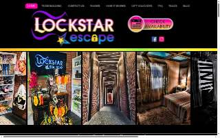 Lockstar Escape Room website
