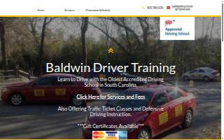Baldwin Corporation Driver Training website