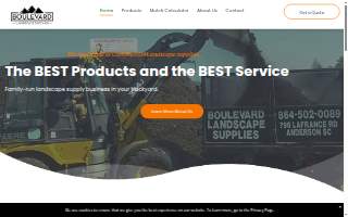 Boulevard Landscape Supplies website
