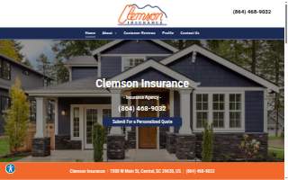 Clemson Insurance website