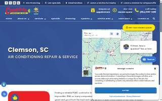 Complete Heat and Air of Clemson website