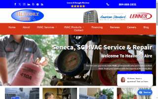 Heavenly Aire website