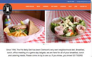 Pot Belly Deli website