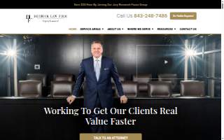 Derrick Law Firm Injury Lawyers, PC of Conway website