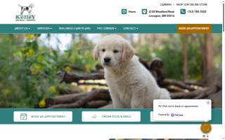 Kelley Animal Hospital website