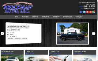 Brockman Auto LLC website