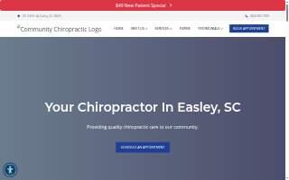 Community Chiropractic website