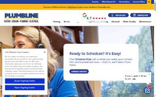 Plumb Line Services website