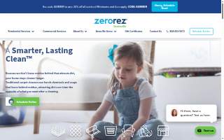 Zerorez Greenville of Easley website