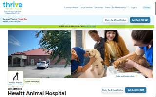 Hewitt Animal Hospital, A Thrive Pet Healthcare Partner website