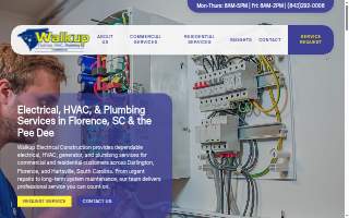 Walkup Electrical Construction, LLC website
