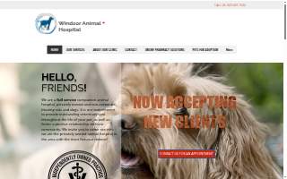 Windsor Animal Hospital website