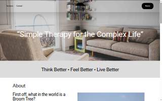 Broom Tree Counseling website