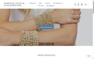 Hartzog's Gifts & Fine Jewelers website