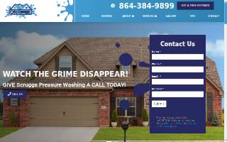 Scruggs Pressure Washing website