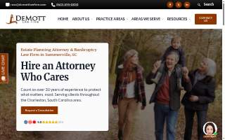 DeMott Law Firm, P.A. website
