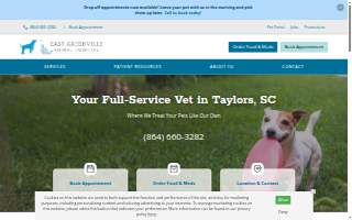 East Greenville Animal Hospital website