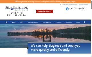 Lakelands ENT of Greenwood website