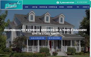 Rush Exterior Cleaning website