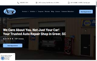 Advantage Auto website