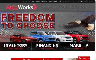 AutoWorks website